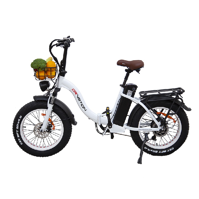 20 Inch Electric Foldable Bike 48v 750w Lithium Samsung Battery E-bike Step Through Folding Electric Bikes For Adults